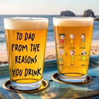 Personalised Kid Face 16oz Pint Beer Glass
