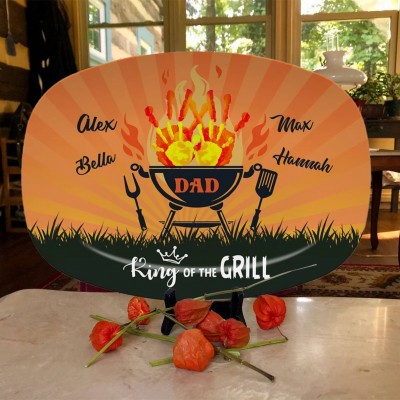 Personalised Daddy's Grilling Plate Father's Day Gift