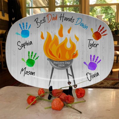 Personalised Daddy's Grilling Plate Father's Day Gift