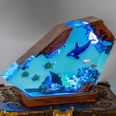 HOT SALE❗❗Orca and Turtle Resin Night Light 
