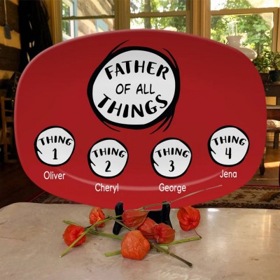 Personalised Daddy's Grilling Plate Father's Day Gift