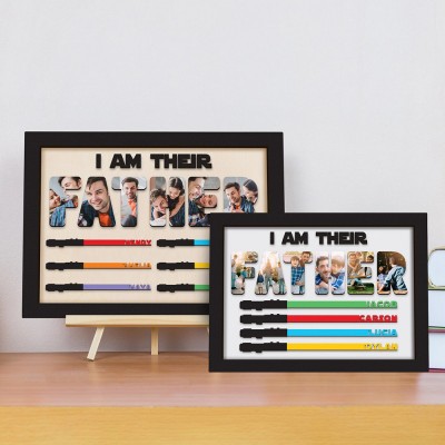 I Am Their Father - Personalised Lightsaber Sign for Dad
